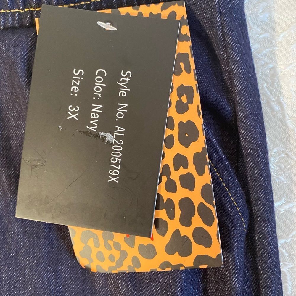 🛍Bae City Women’s Size:3X Color Navy drawstring pants - Picture 10 of 14